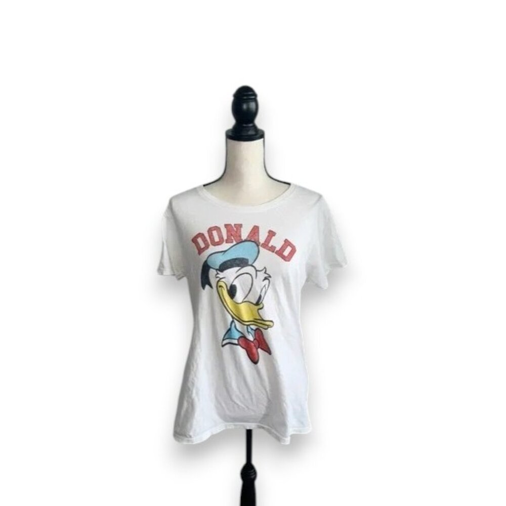 Port & Company Donald Duck White Tee